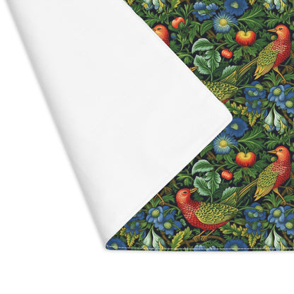 Golden Winged Bird Tapestry Placemat - 18" x 14".