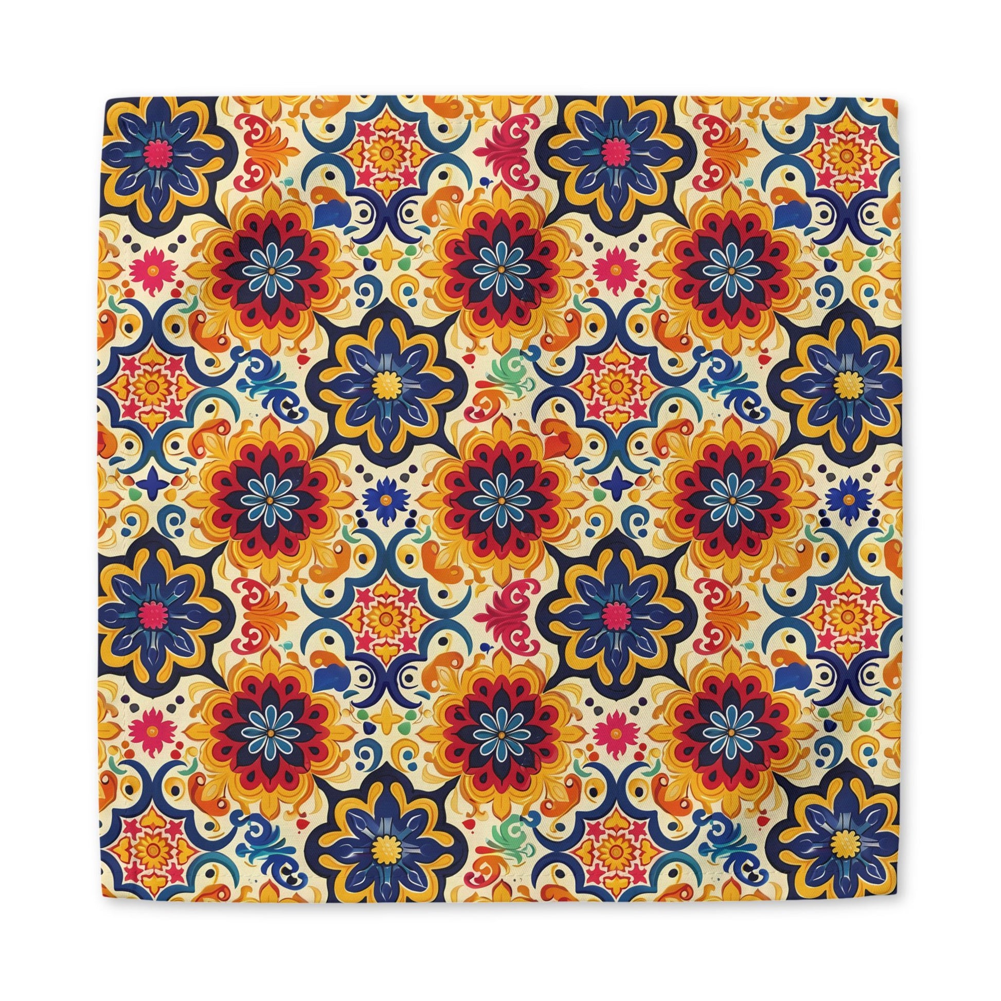 Majorcan Mosaic Splendor cotton twill napkin