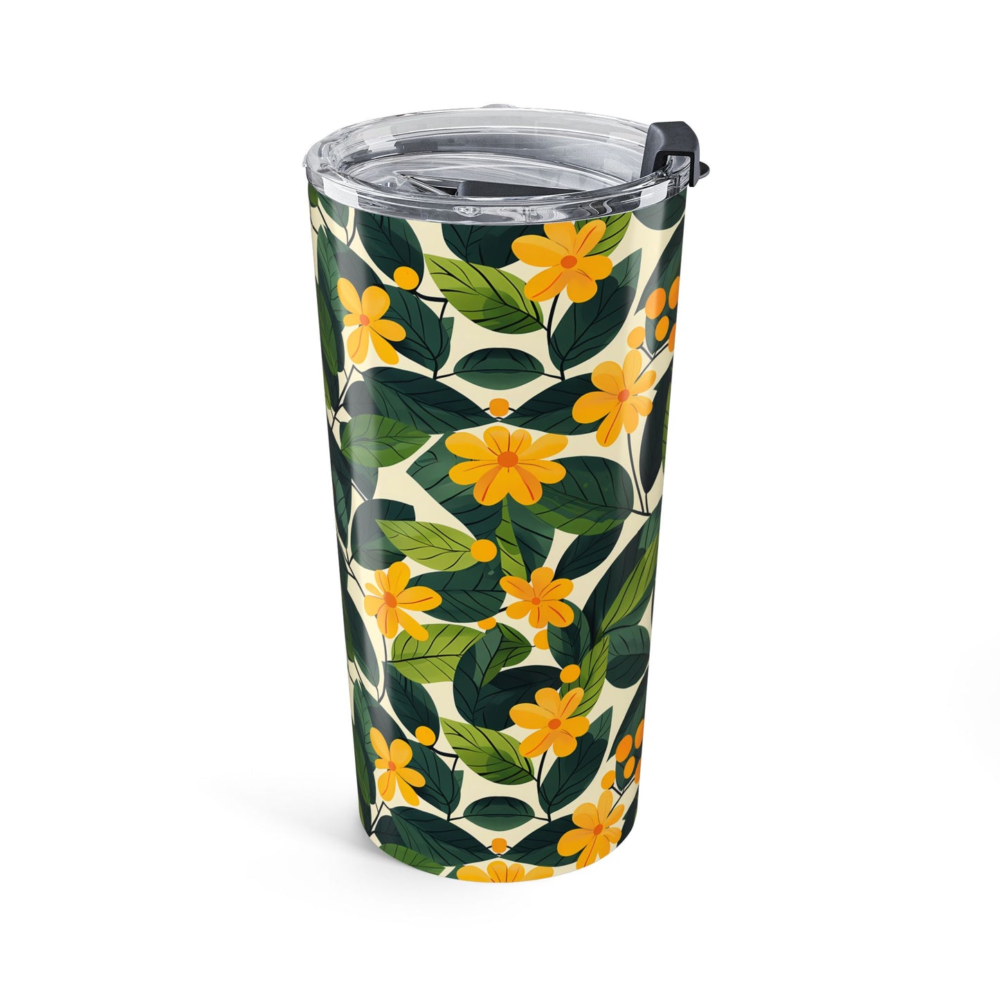 Sunshine Vines Insulated Tumbler - 20 oz. Stainless Steel, Glossy Finish