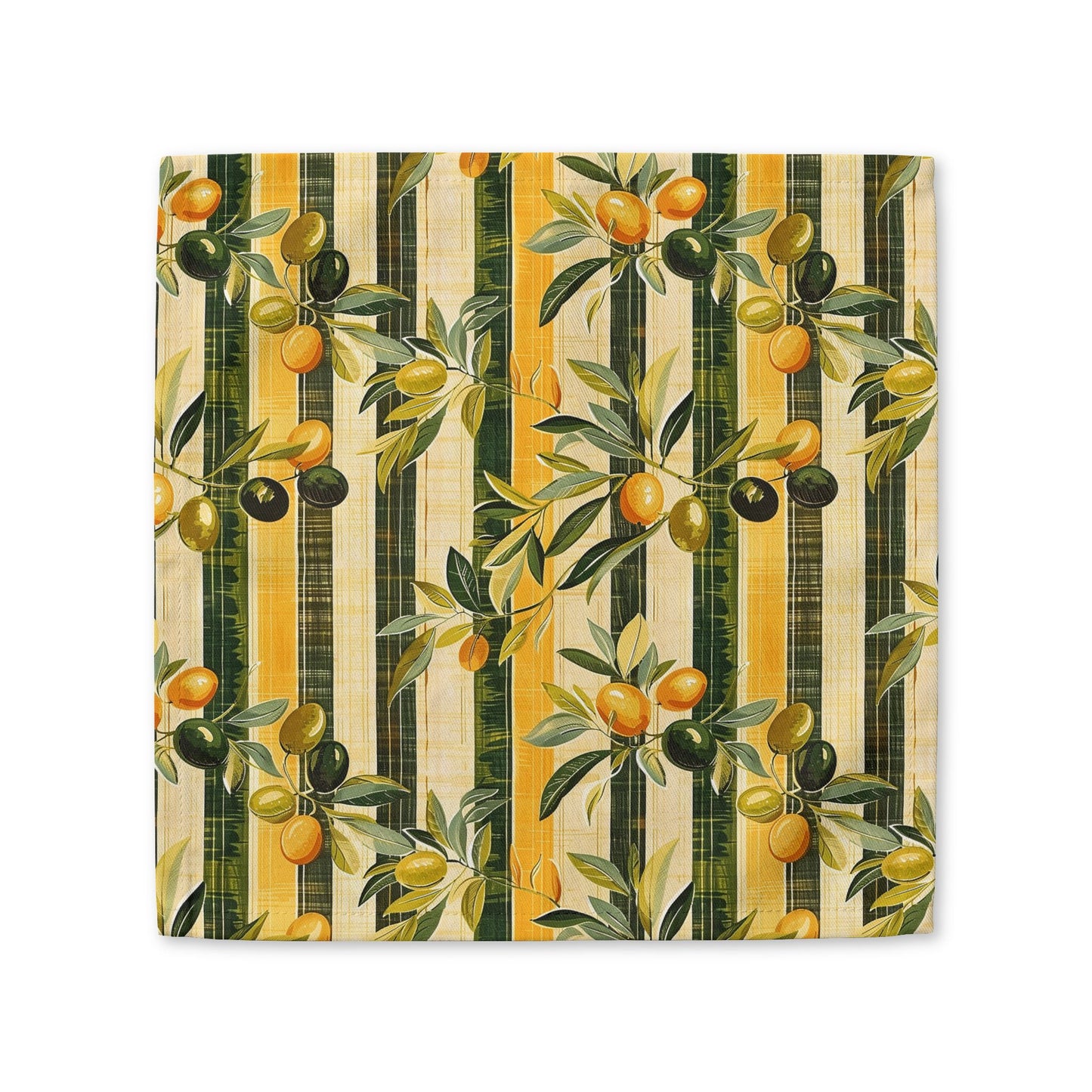 Golden Olive Grove cotton twill napkin