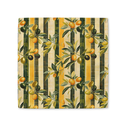Golden Olive Grove cotton twill napkin