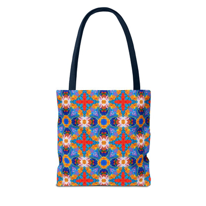 Floral Tapestry Wanderlust Tote Bag - Wander in Style with a Tapestry of Color! Available in 3 sizes.