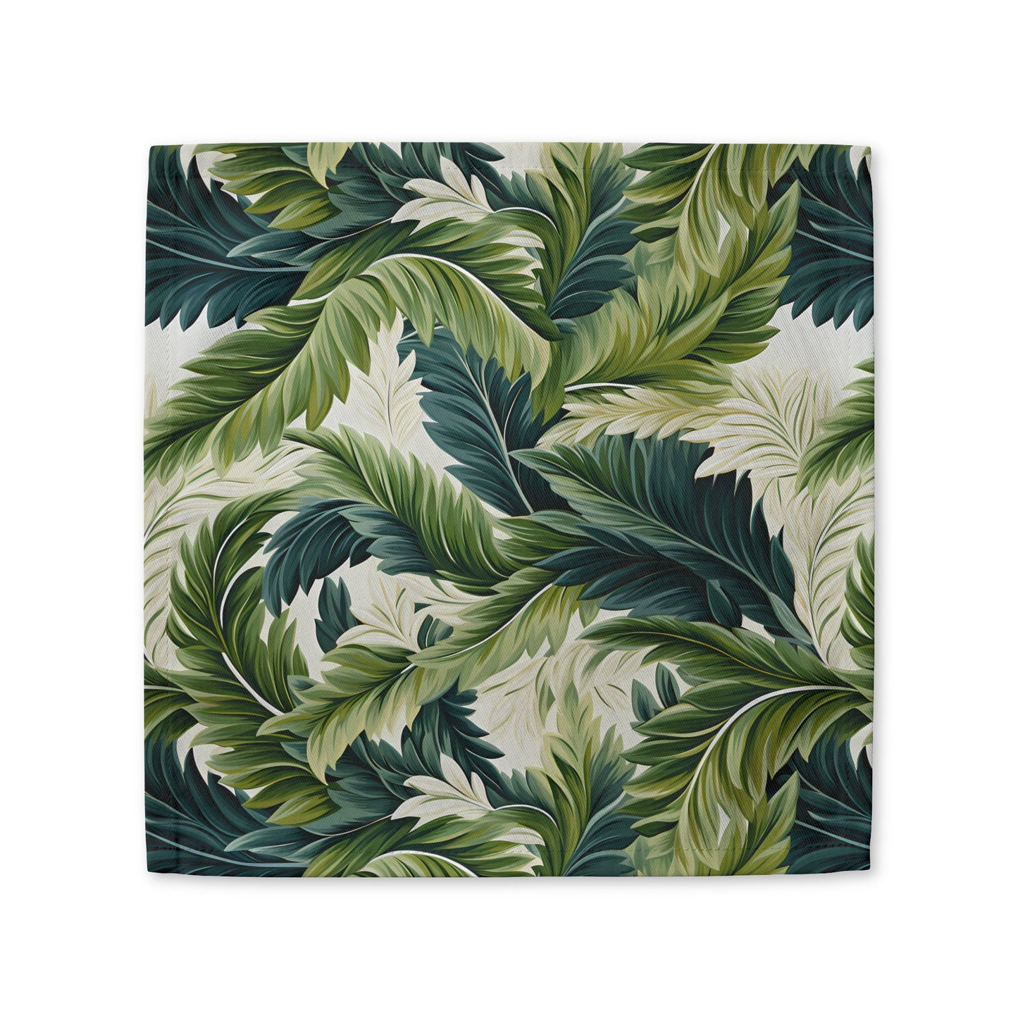 Island Green Ferns cotton twill napkin