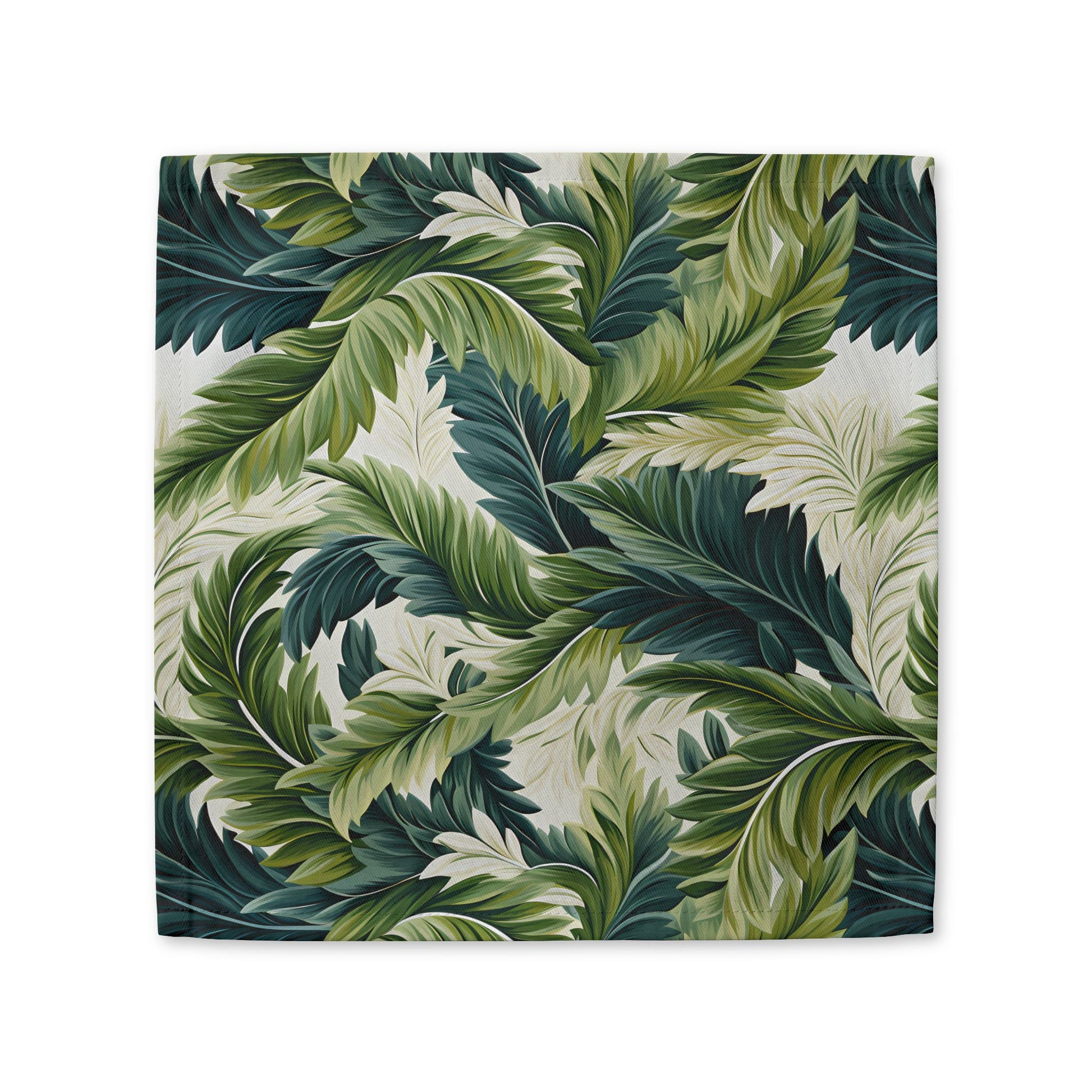 Island Green Ferns cotton twill napkin
