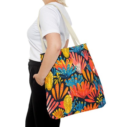 Coral Plume Tote Bag - Carry a Splash of Whimsy with Coral Plume! Available in 3 sizes.