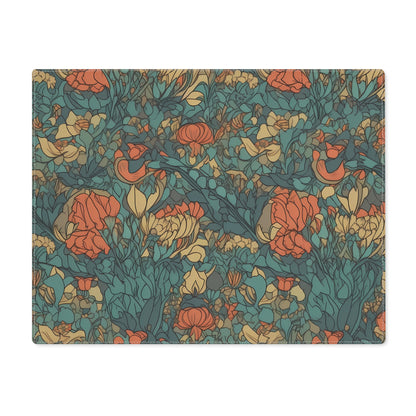 Bohemian Stained Glass Serenity Placemat - 18" x 14".