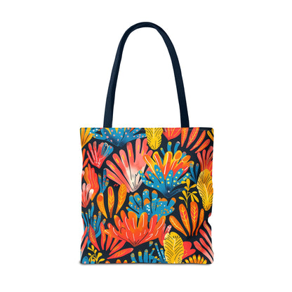 Coral Plume Tote Bag - Carry a Splash of Whimsy with Coral Plume! Available in 3 sizes.
