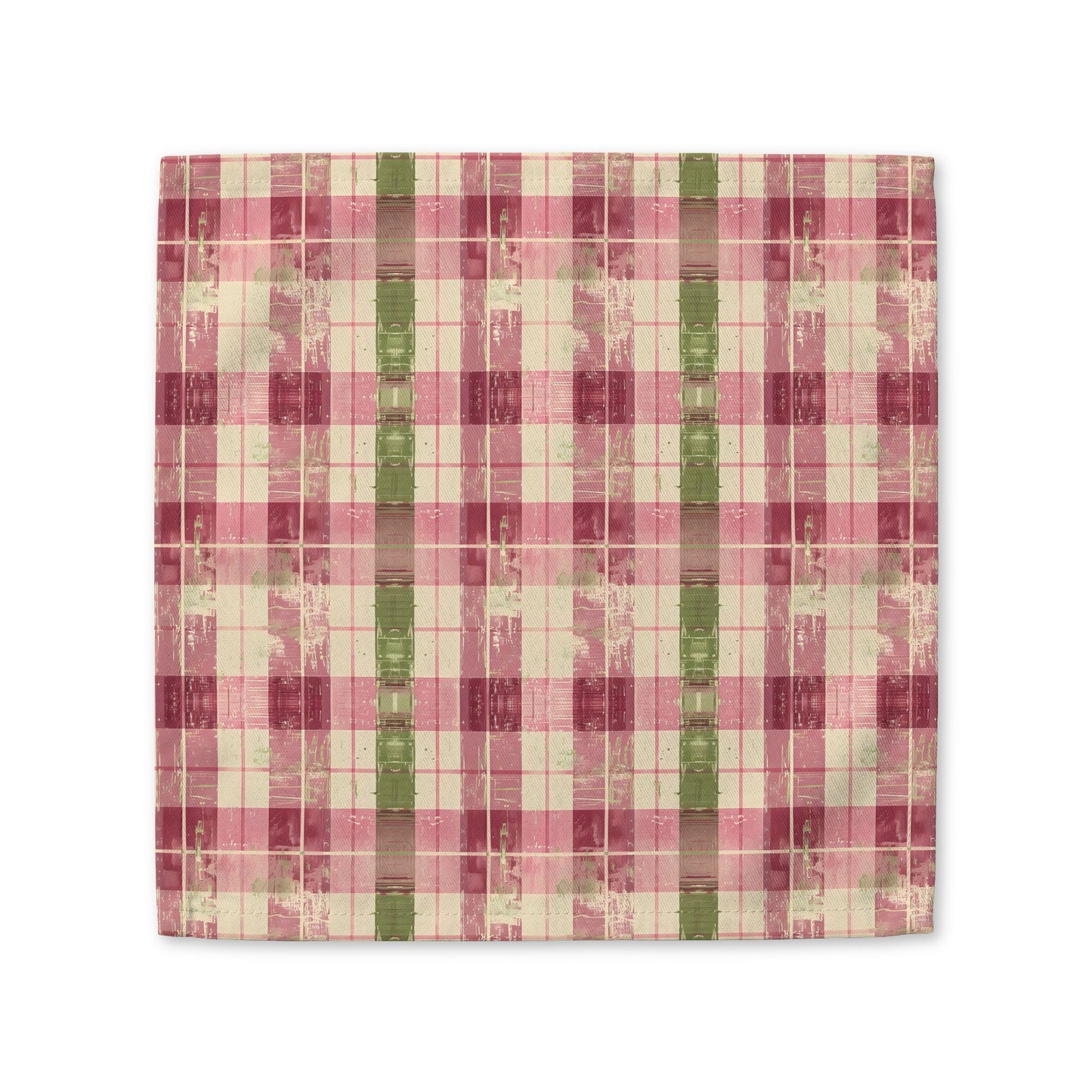 Spring Serenade Plaid cotton twill napkin