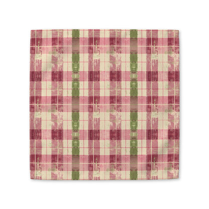 Spring Serenade Plaid cotton twill napkin