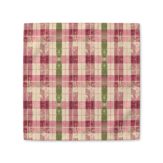 Spring Serenade Plaid cotton twill napkin