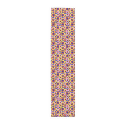 Sunny Garden Soiree Table Runner - Cotton Twill - Available in 2 sizes: 16" x 72" and 16" x 90".