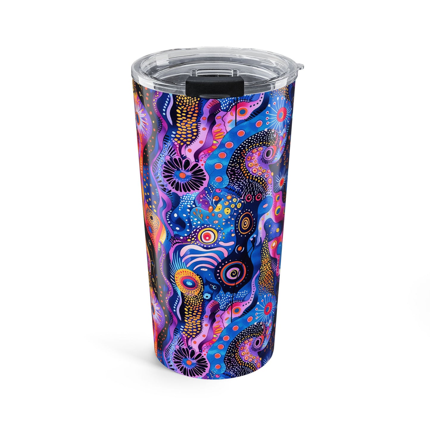 Purple Craziness Insulated Tumbler - 20 oz. Stainless Steel, Glossy Finish