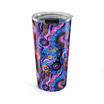 Purple Craziness Insulated Tumbler - 20 oz. Stainless Steel, Glossy Finish