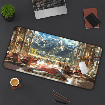 Rocky Mountain Retreat Desk Mat (Desk Pad) - Experience the Luxury of the Rockies at Your Desk! Available in 3 sizes.