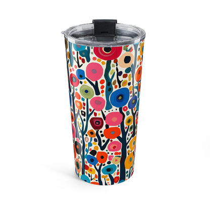 Poppy Forest insulated tumbler back view