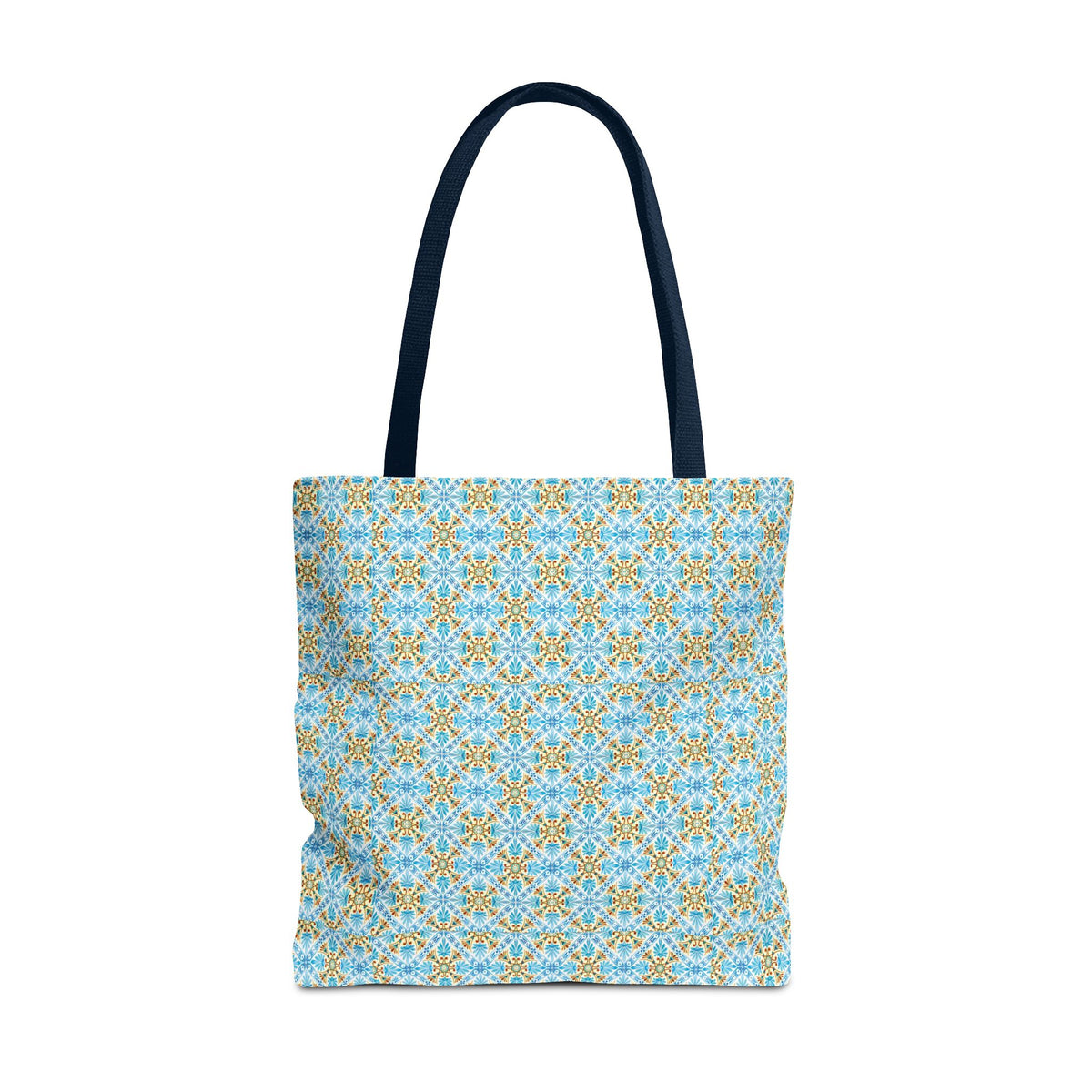 Mediterranean Mosaic Tote Bag - Cool, Calm, Collected - Carry Mediterranean Charm Everywhere! Available in 3 sizes.