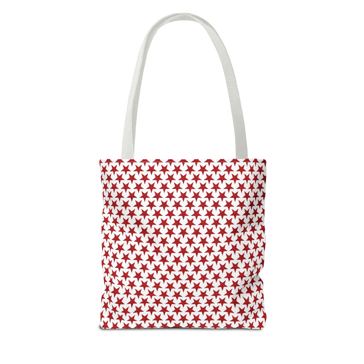 Star-Spangled Sparkle Tote Bag - Carry a Burst of Patriotic Sparkle! Available in 3 sizes.