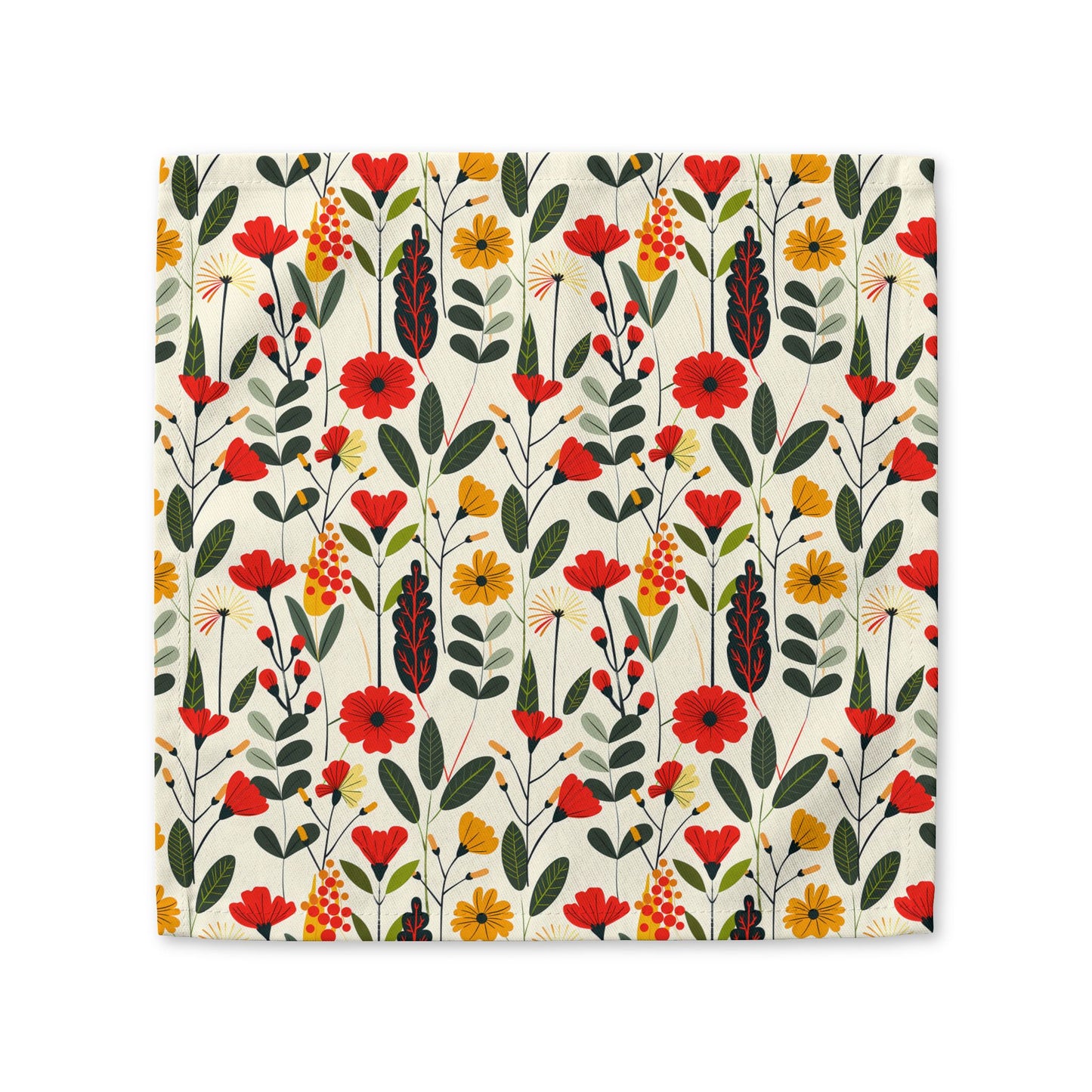 Autumn Bloom Delight cotton twill napkin