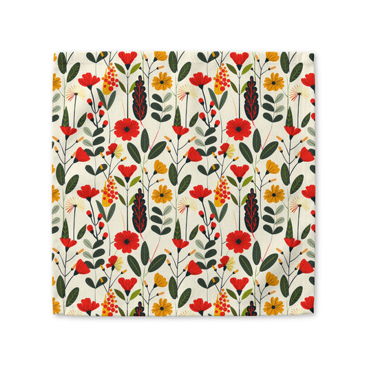 Autumn Bloom Delight cotton twill napkin