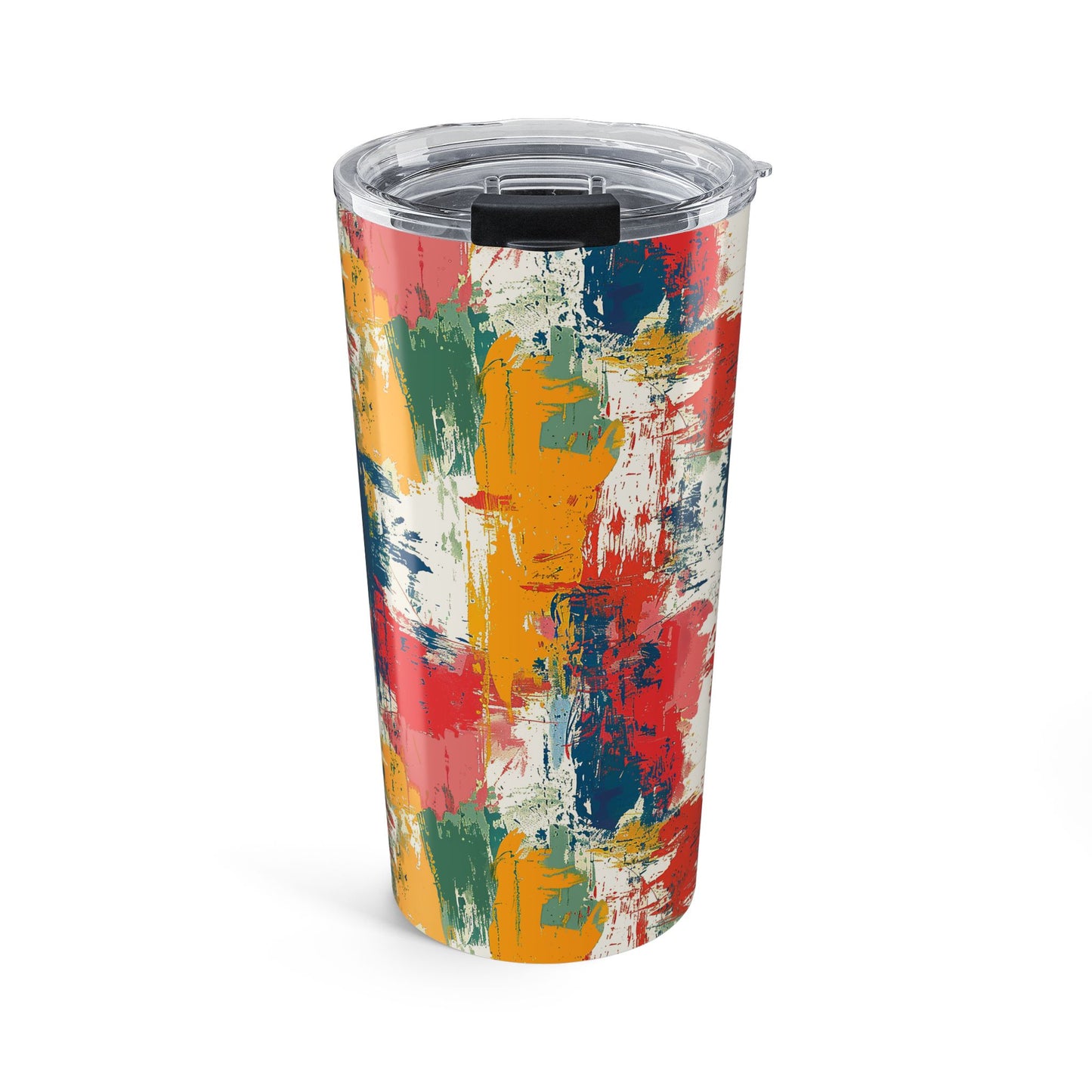 Paint Splash Palette Insulated Tumbler - 20 oz. Stainless Steel, Glossy Finish