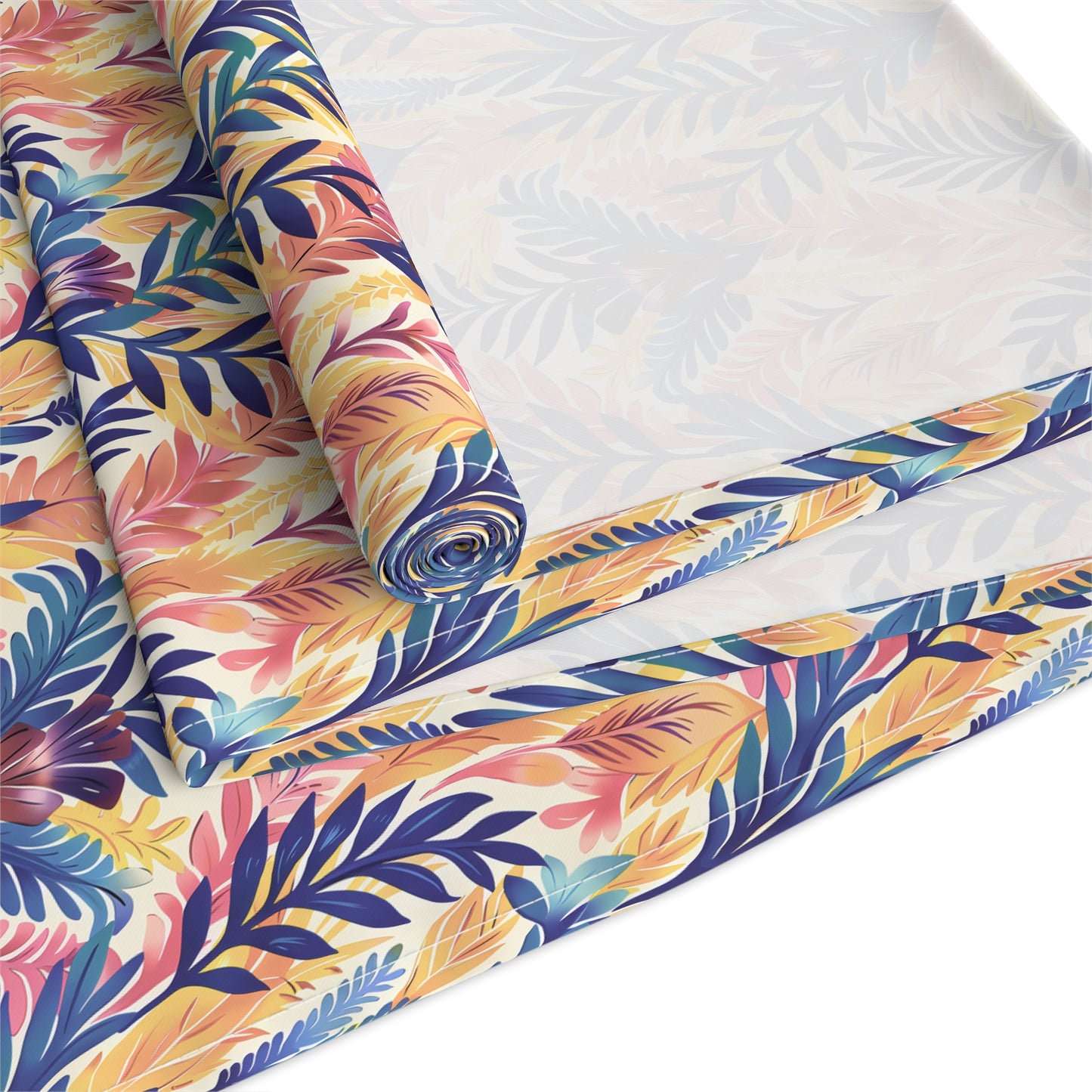 Fern-Tastic Whimsy Table Runner - Cotton Twill - Available in 2 sizes: 16" x 72" and 16" x 90".