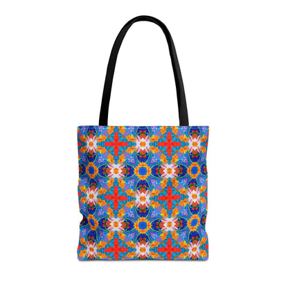 Floral Tapestry Wanderlust Tote Bag - Wander in Style with a Tapestry of Color! Available in 3 sizes.