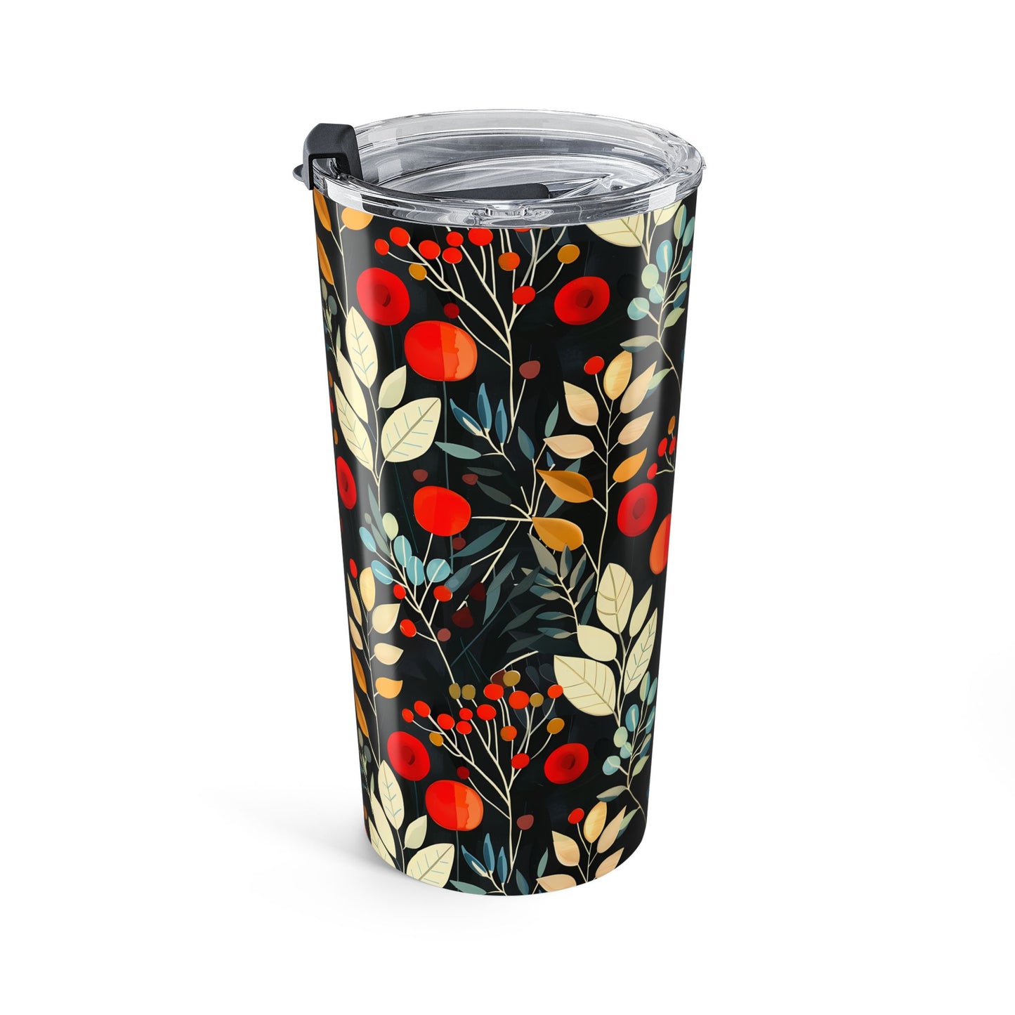 Retro Woodland Whispers Insulated Tumbler - 20 oz. Stainless Steel, Glossy Finish