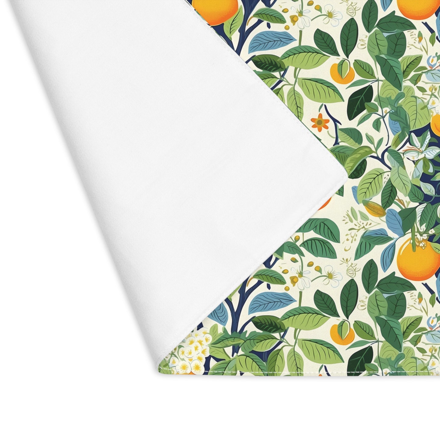 Happy Oranges & Blossoms Placemat - 18" x 14".
