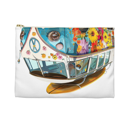 Beach Surfer Dudes & Retro Rides Accessory Pouch - Surf's Up for Your Essentials! Available in 2 sizes.