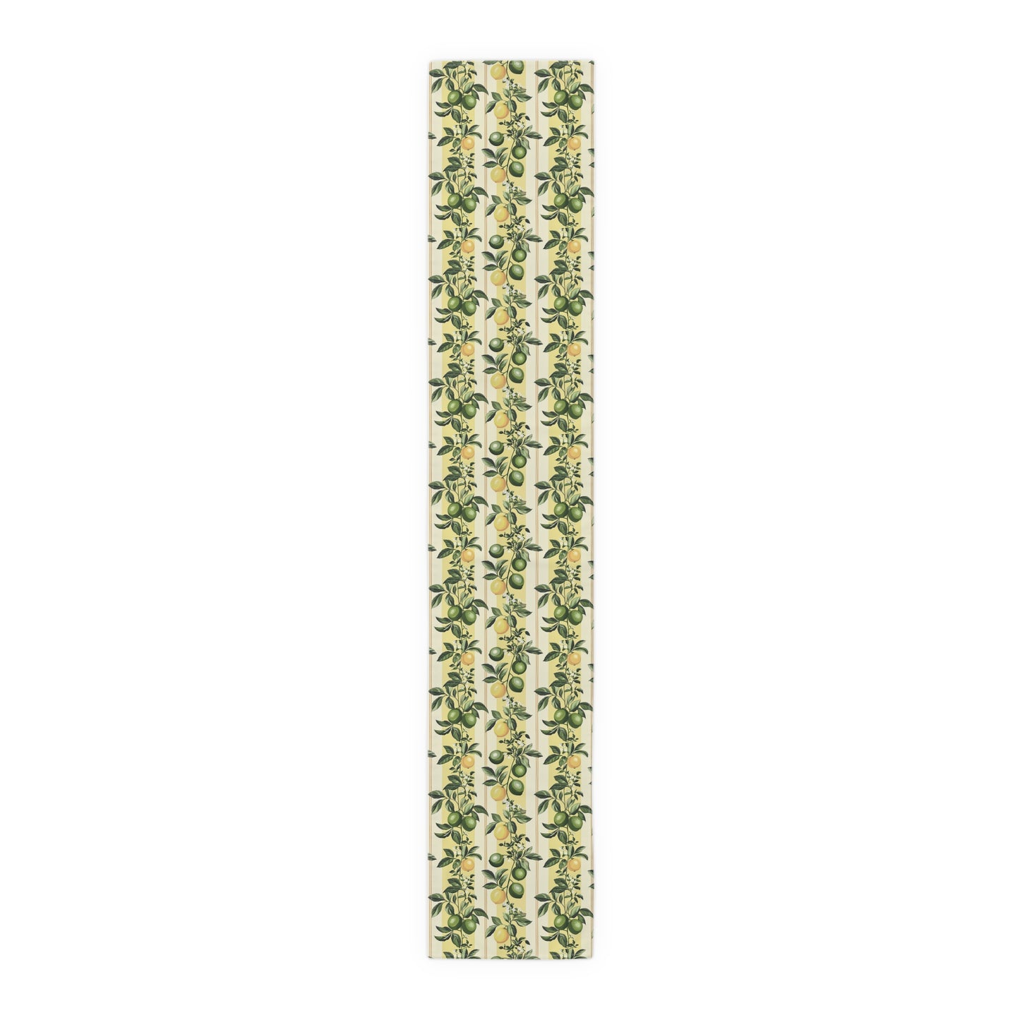 Lemony Lime Table Runner - Cotton Twill - Available in 2 sizes: 16" x 72" and 16" x 90".