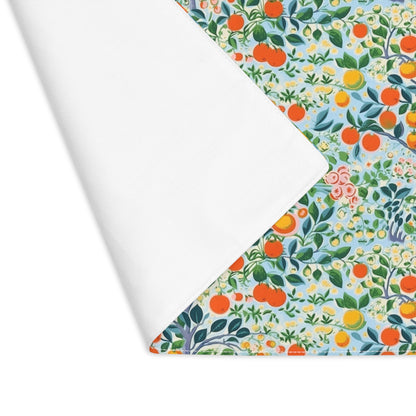 Modern Citrus Tree Placemat - 18" x 14".