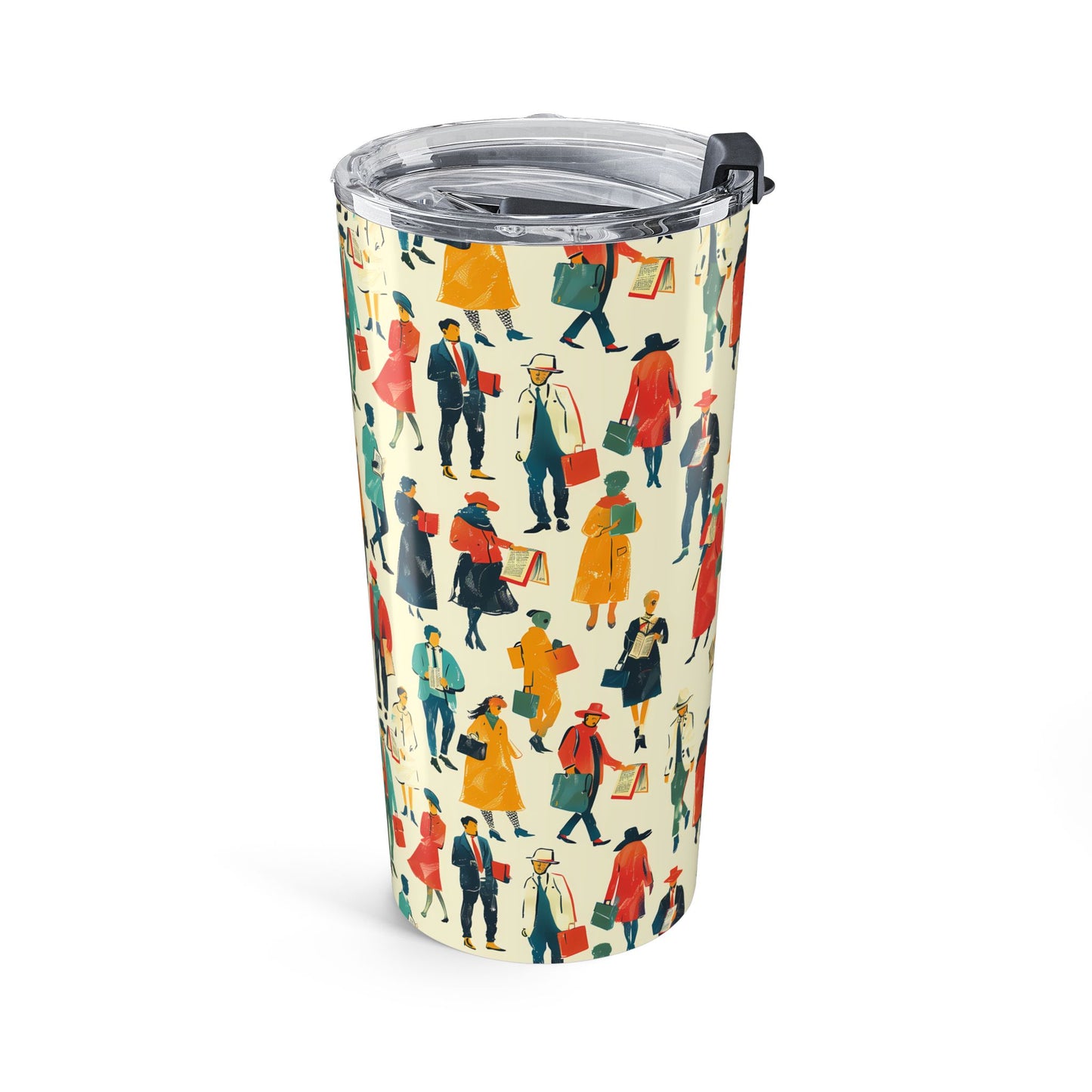 Literary People Insulated Tumbler - 20 oz. Stainless Steel, Glossy Finish