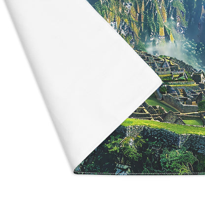 Machu Picchu Misty Peaks Placemat - 18" x 14".