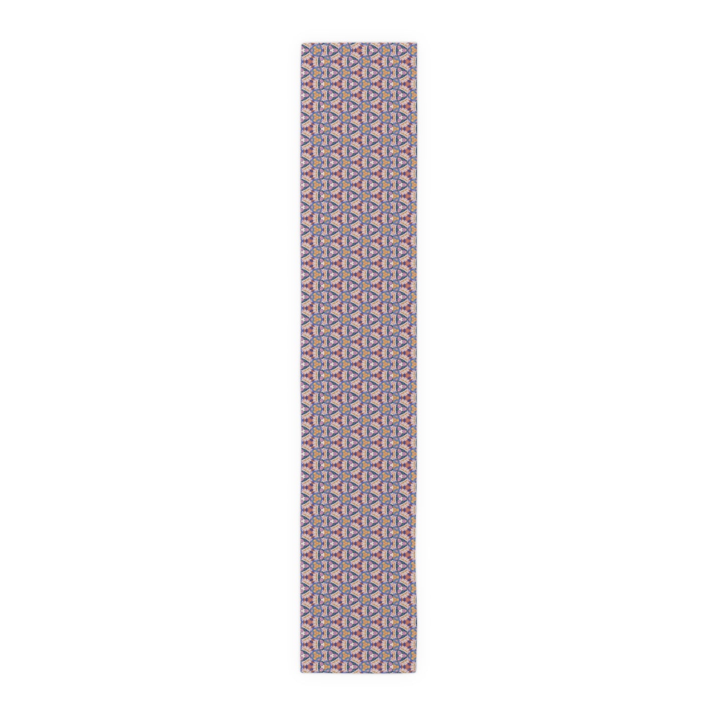 Prismatic Petal Paradise Table Runner - Cotton Twill - Available in 2 sizes: 16" x 72" and 16" x 90".