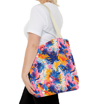 Splatter Blossom Tote Bag - Make a Splash with Every Step! Available in 3 sizes.
