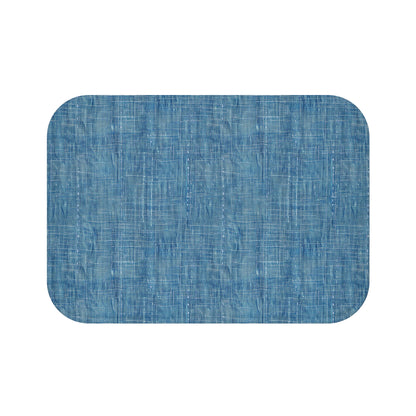 Blue Denim Bath Mat - Step into Comfort and Timeless Denim Charm! Available in 2 sizes.