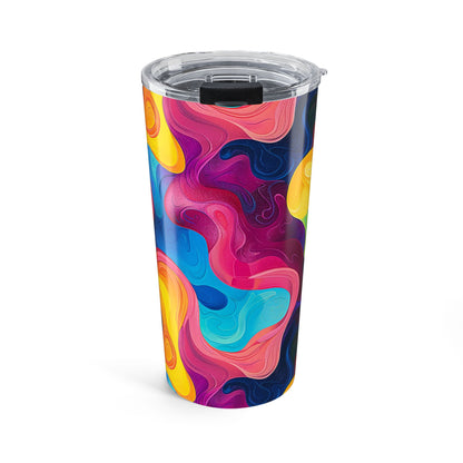 Wavelength Wonder Insulated Tumbler - 20 oz. Stainless Steel, Glossy Finish