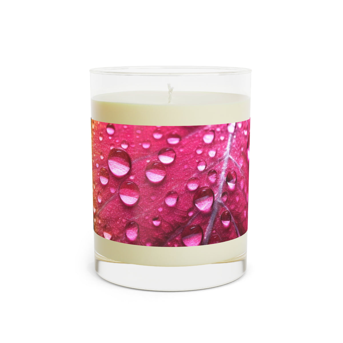 Tropical Dew Leaf 100% Soy Wax Scented Candle - 11 oz. Full-Glass, Phthalate-Free & Lead-Free - Three Fragrance Options