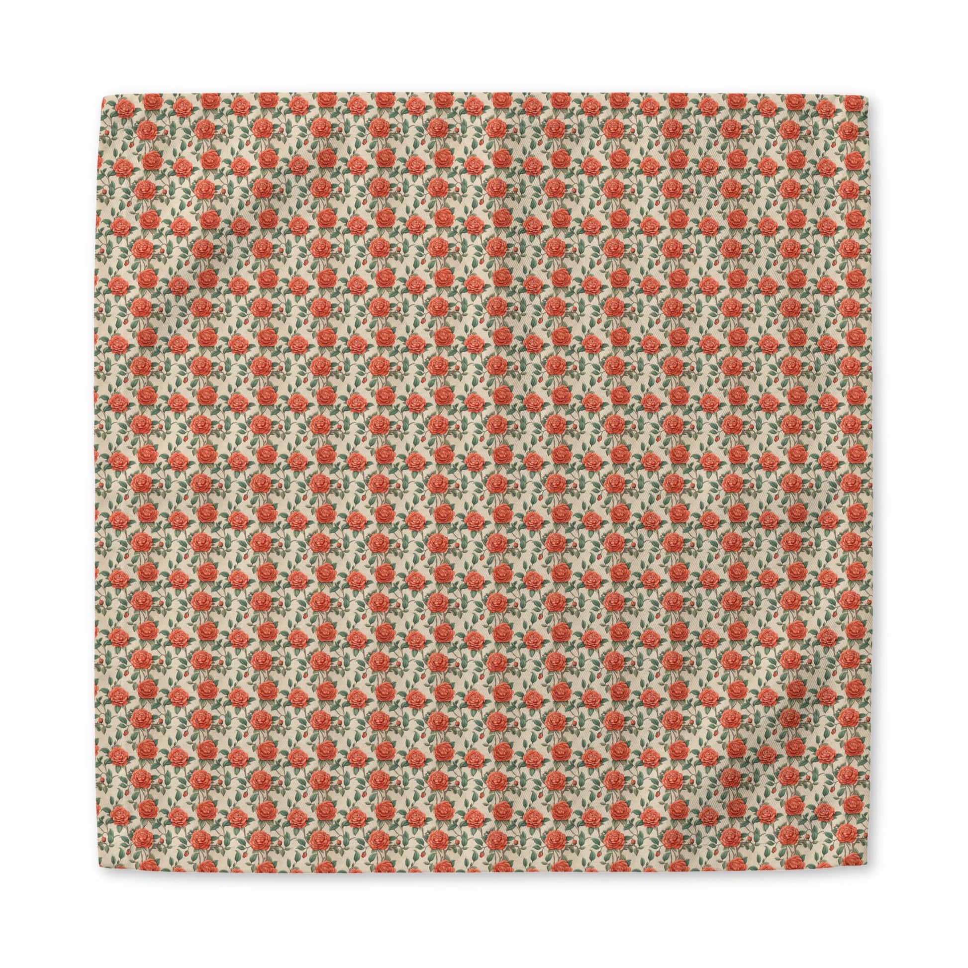 Romantic Rose cotton twill napkin