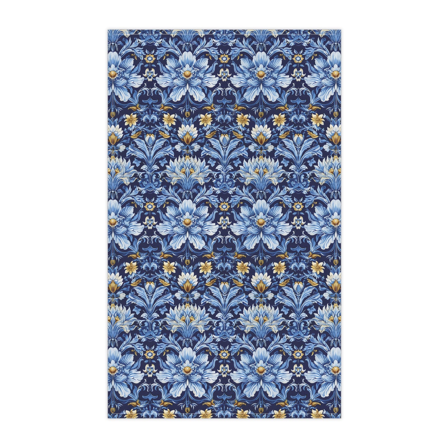 British Heritage Floral Kitchen Towel - Cotton Twill - 18" x 30"