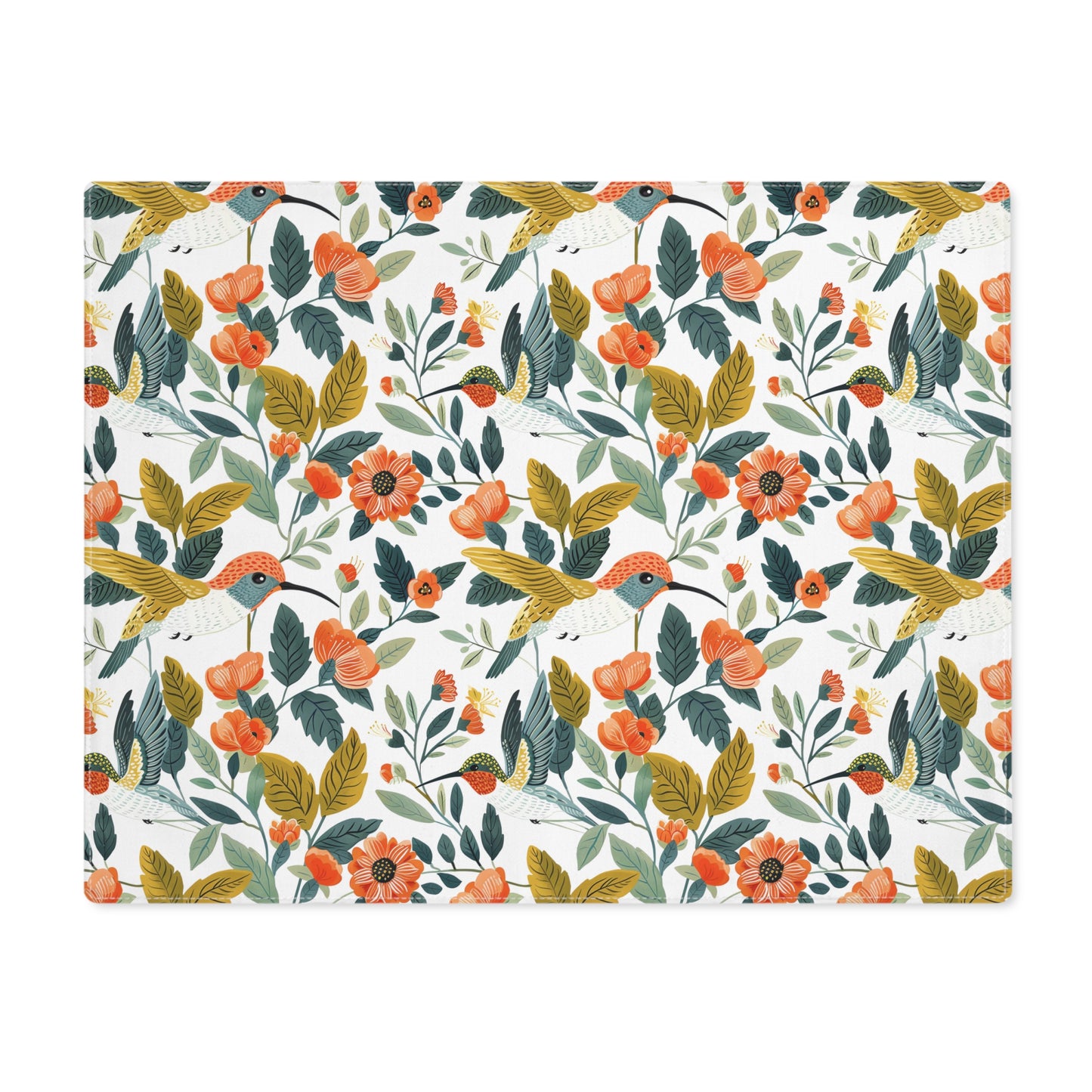 Hummingbird Harmony Placemat - 18" x 14".