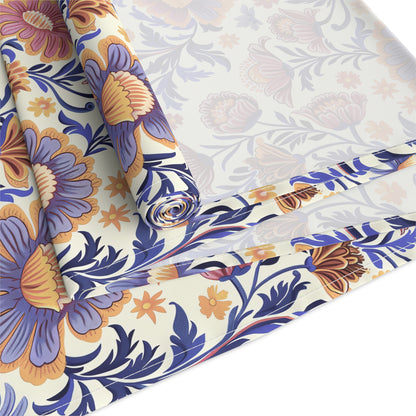 Regal Blossom Table Runner - Cotton Twill - Available in 2 sizes: 16" x 72" and 16" x 90".