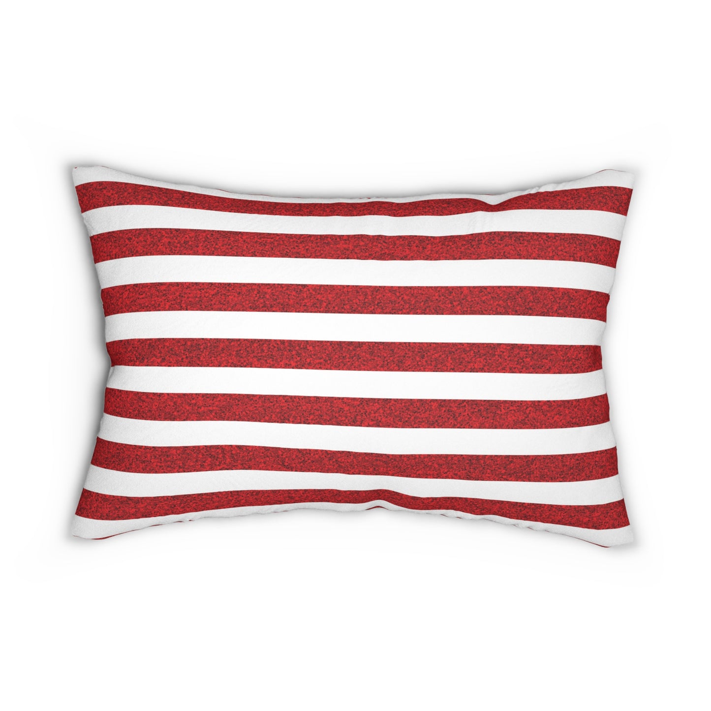 Sparkle Stripes Lumbar Pillow - Spun Polyester - Double-Sided Print - Concealed Zipper - 20" x 14"