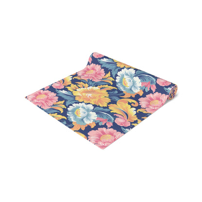 Chintz Charm Table Runner - Cotton Twill - Available in 2 sizes: 16" x 72" and 16" x 90".