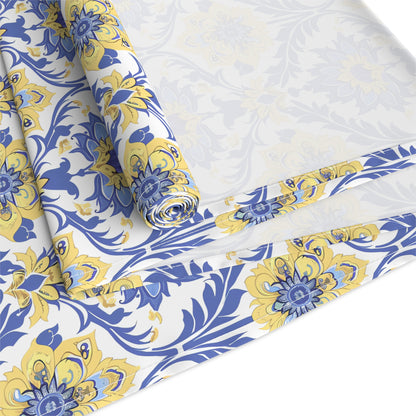 Heritage Bloom Table Runner - Cotton Twill - Available in 2 sizes: 16" x 72" and 16" x 90".