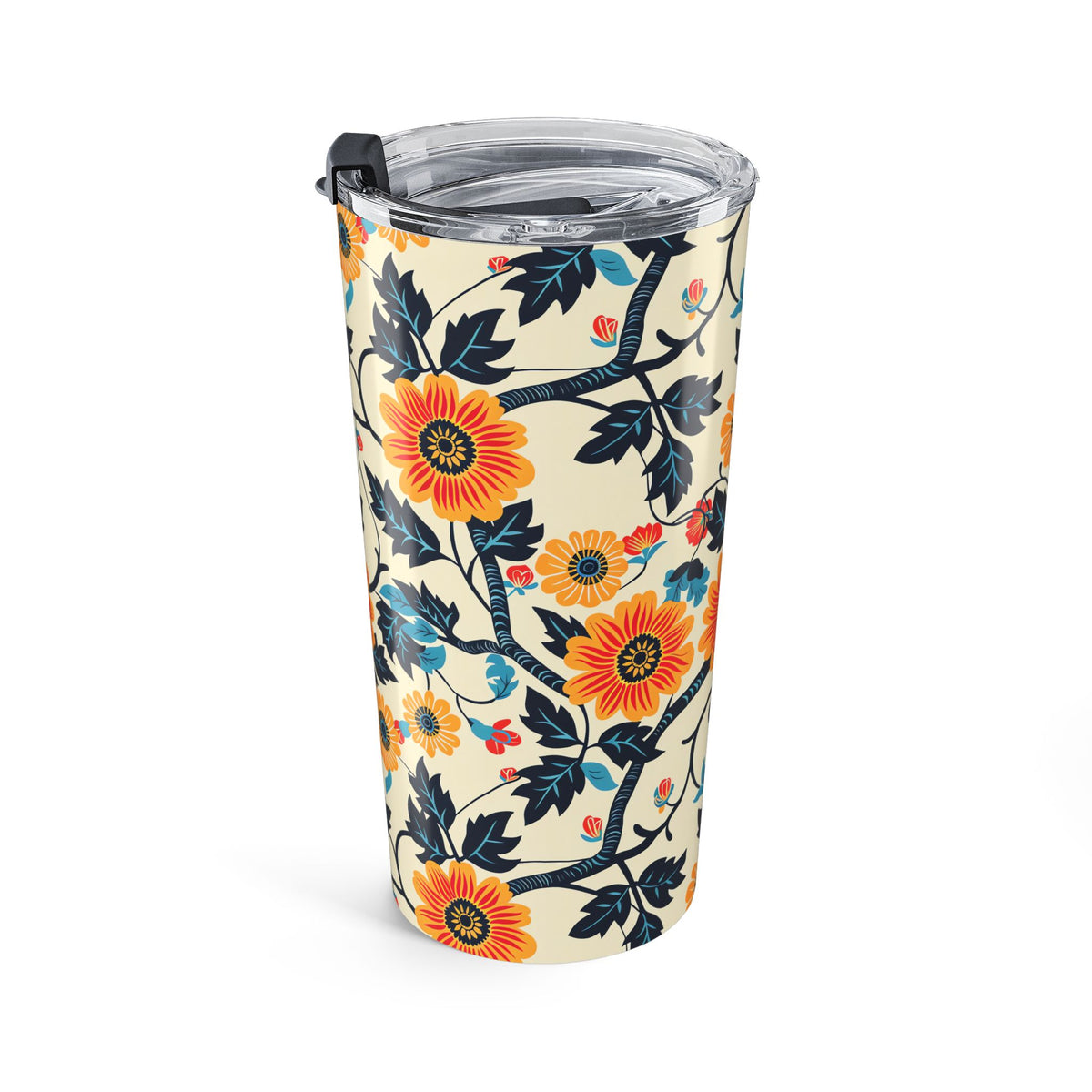 Golden Vine Tapestry Insulated Tumbler - 20 oz. Stainless Steel, Glossy Finish
