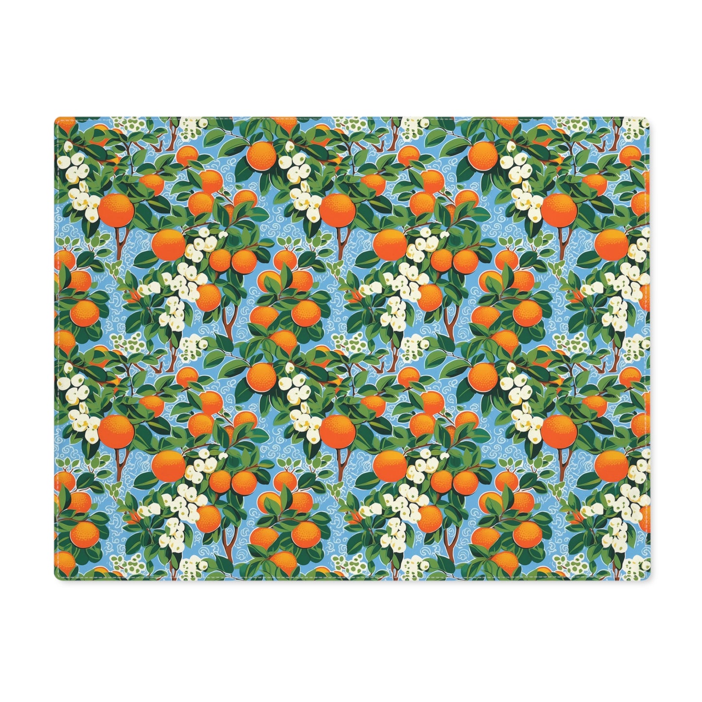 Citrus Blue Bliss Placemat - 18" x 14".