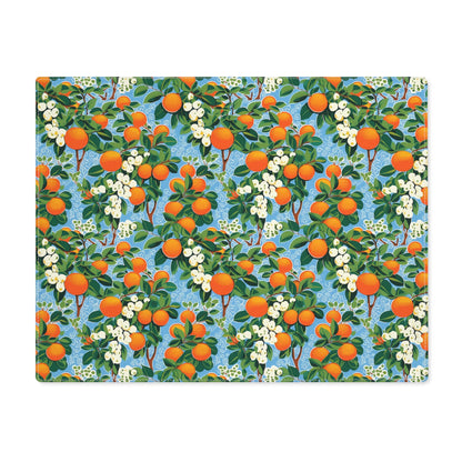 Citrus Blue Bliss Placemat - 18" x 14".