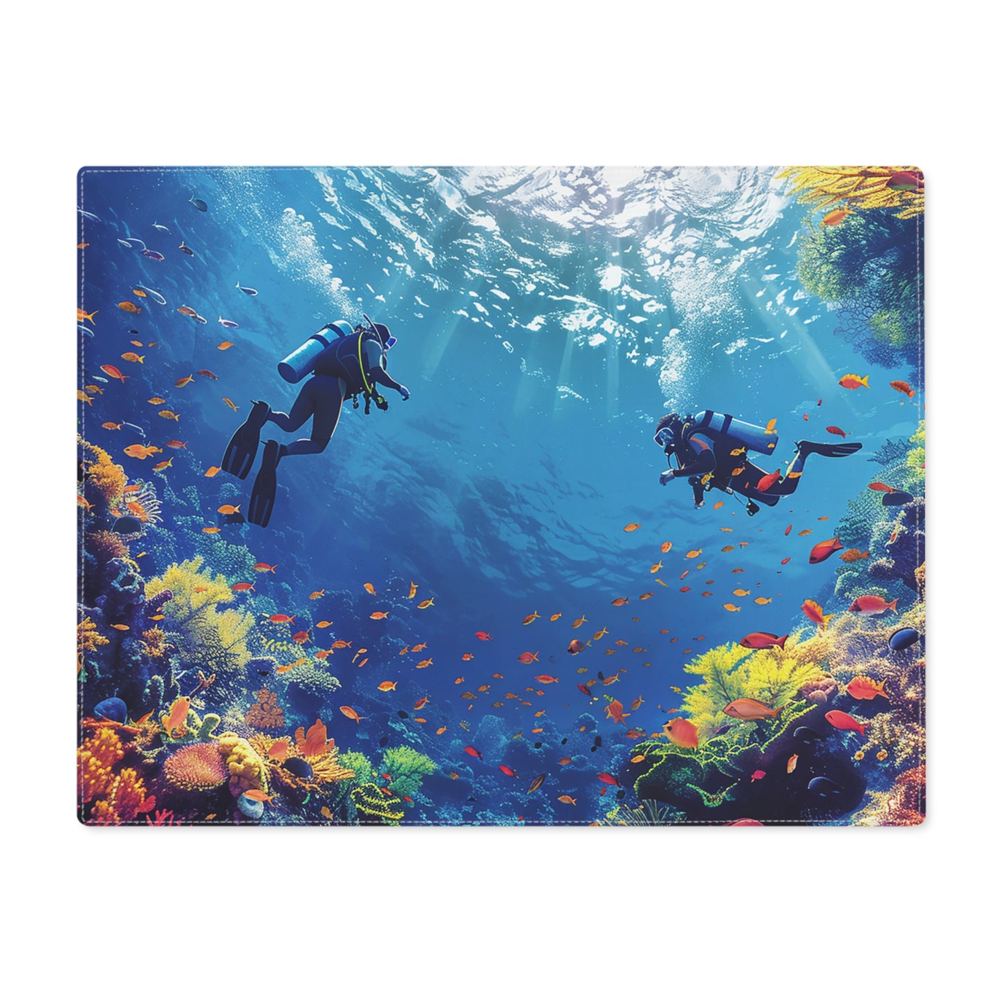 Cozumel Scuba Wonderland Placemat - 18" x 14".