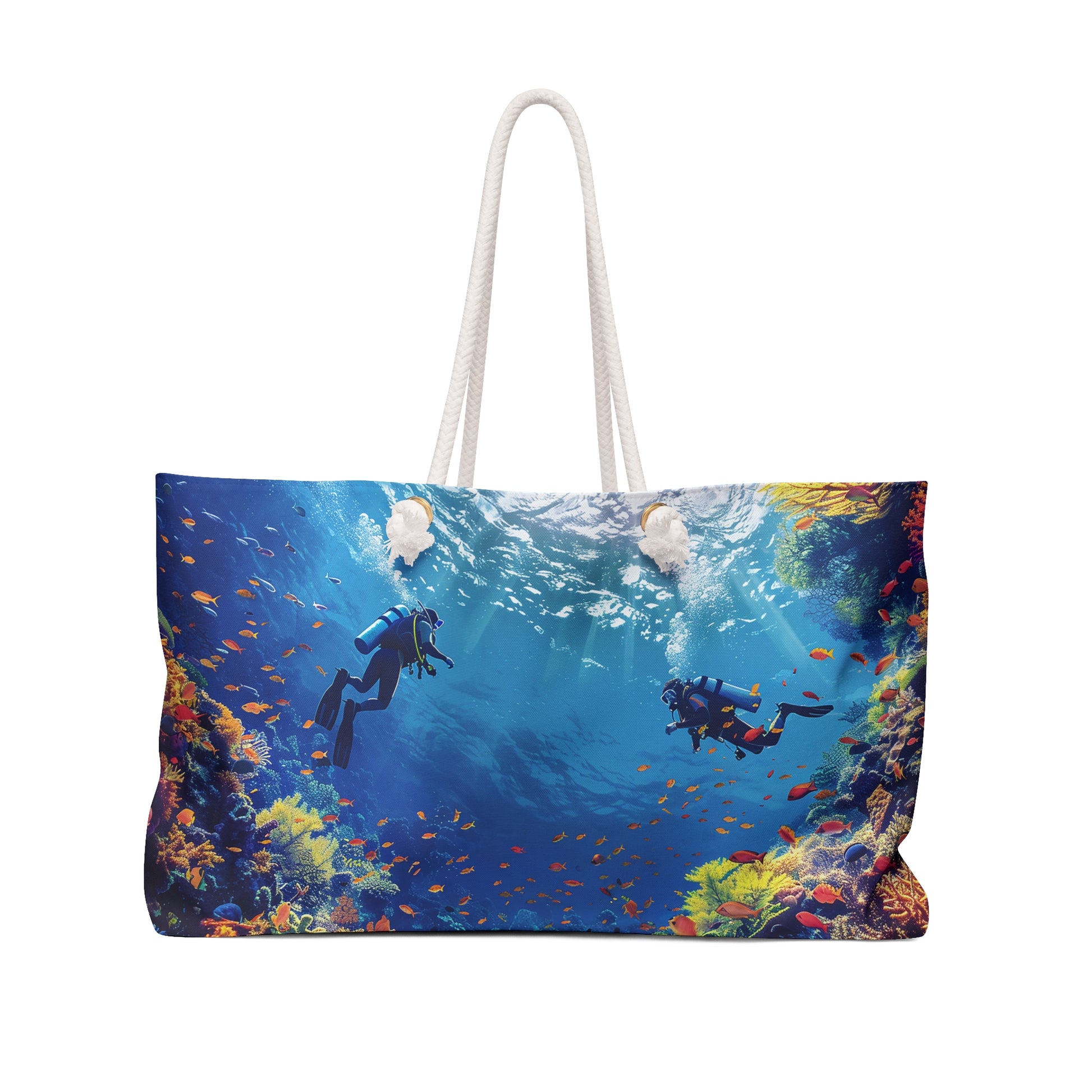 Cozumel Scuba Wonderland Weekender Bag - Dive into Adventure - Where Crystal Waters and Coral Reefs Meet!